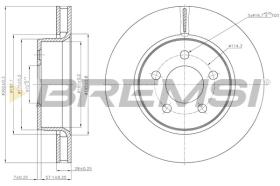 BREMSI CD7759V - DISCHI FRENO - BRAKE DISCS