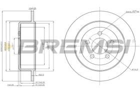 BREMSI CD7760S - DISCHI FRENO - BRAKE DISCS