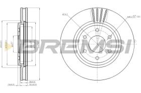 BREMSI CD7761V - DISCHI FRENO - BRAKE DISCS