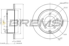 BREMSI CD7762S - DISCHI FRENO - BRAKE DISCS
