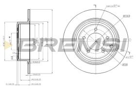 BREMSI CD7763S - DISCHI FRENO - BRAKE DISCS