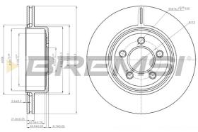 BREMSI CD7766V - DISCHI FRENO - BRAKE DISCS