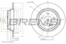 BREMSI CD7770S - DISCHI FRENO - BRAKE DISCS