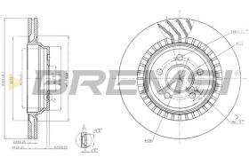 BREMSI CD7771V - DISCHI FRENO - BRAKE DISCS