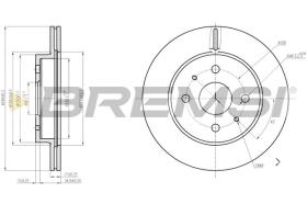 BREMSI CD7774V - DISCHI FRENO - BRAKE DISCS