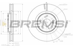 BREMSI CD7777V - DISCHI FRENO - BRAKE DISCS