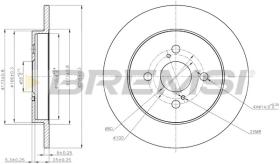 BREMSI CD7781S - DISCHI FRENO - BRAKE DISCS
