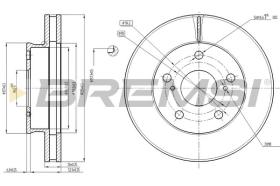 BREMSI CD7782V - DISCHI FRENO - BRAKE DISCS