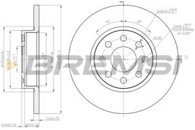 BREMSI CD7784S - DISCHI FRENO - BRAKE DISCS