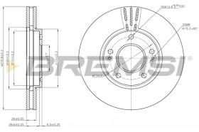 BREMSI CD7786V - DISCHI FRENO - BRAKE DISCS