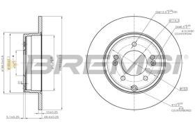 BREMSI CD7787S - DISCHI FRENO - BRAKE DISCS