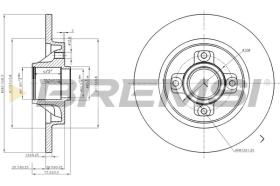 BREMSI CD7791S - DISCHI FRENO - BRAKE DISCS