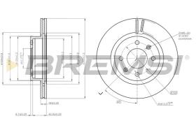 BREMSI CD7792V - DISCHI FRENO - BRAKE DISCS