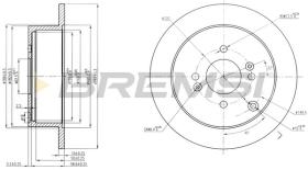 BREMSI CD7794S - DISCHI FRENO - BRAKE DISCS