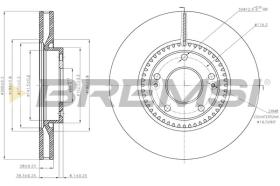 BREMSI CD7795V - DISCHI FRENO - BRAKE DISCS
