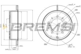 BREMSI CD7799V - DISCHI FRENO - BRAKE DISCS