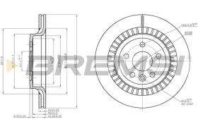 BREMSI CD7802V - DISCHI FRENO - BRAKE DISCS