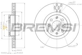 BREMSI CD7804S - DISCHI FRENO - BRAKE DISCS
