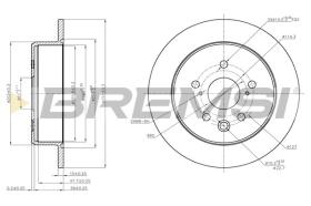 BREMSI CD7815S - DISCHI FRENO - BRAKE DISCS