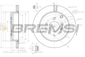 BREMSI CD7819V - DISCHI FRENO - BRAKE DISCS