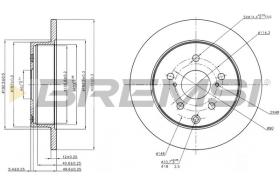 BREMSI CD7846S - DISCHI FRENO - BRAKE DISCS