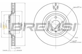 BREMSI CD7847V - DISCHI FRENO - BRAKE DISCS