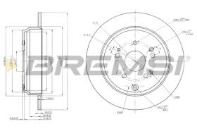 BREMSI CD7860S - DISCHI FRENO - BRAKE DISCS