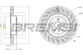 BREMSI CD7862V - DISCHI FRENO - BRAKE DISCS