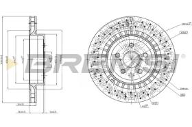 BREMSI CD7863V - DISCHI FRENO - BRAKE DISCS