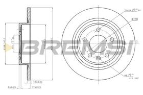 BREMSI CD7871S - DISCHI FRENO - BRAKE DISCS