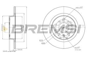 BREMSI CD7877S - DISCHI FRENO - BRAKE DISCS