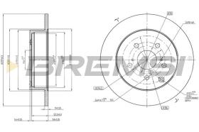 BREMSI CD7881S - DISCHI FRENO - BRAKE DISCS