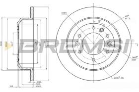 BREMSI CD7901S - DISCHI FRENO - BRAKE DISCS