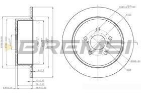 BREMSI CD7903S - DISCHI FRENO - BRAKE DISCS