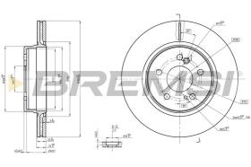 BREMSI CD7907V - DISCHI FRENO - BRAKE DISCS