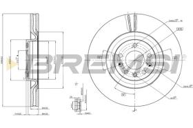 BREMSI CD7909V - DISCHI FRENO - BRAKE DISCS