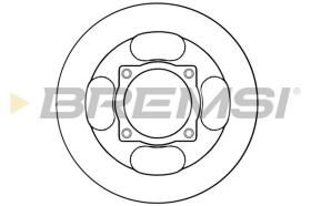 BREMSI CD7914S - DISCHI FRENO - BRAKE DISCS