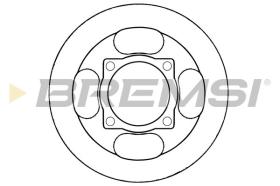 BREMSI CD7915S - DISCHI FRENO - BRAKE DISCS