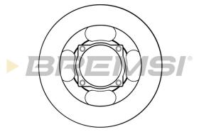 BREMSI CD7923S - DISCHI FRENO - BRAKE DISCS