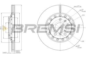 BREMSI CD7934V - DISCHI FRENO - BRAKE DISCS