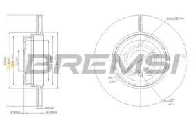 BREMSI CD7936V - DISCHI FRENO - BRAKE DISCS