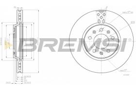 BREMSI CD7942V - DISCHI FRENO - BRAKE DISCS