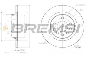 BREMSI CD7943S - DISCHI FRENO - BRAKE DISCS