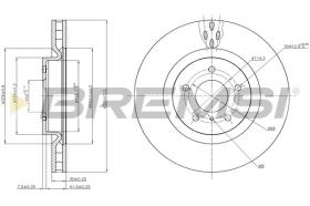 BREMSI CD7948V - DISCHI FRENO - BRAKE DISCS