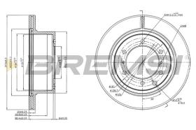 BREMSI CD7954V - DISCHI FRENO - BRAKE DISCS