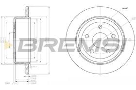 BREMSI CD7958S - DISCHI FRENO - BRAKE DISCS