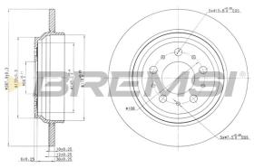 BREMSI CD7964S - DISCHI FRENO - BRAKE DISCS