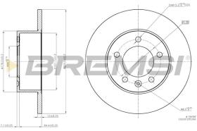 BREMSI CD7975S - DISCHI FRENO - BRAKE DISCS