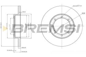 BREMSI CD7977S - DISCHI FRENO - BRAKE DISCS