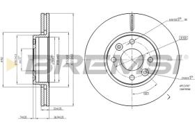 BREMSI CD7978V - DISCHI FRENO - BRAKE DISCS